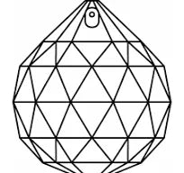 8551 50mm Faceted Ball